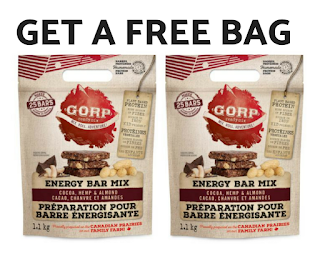 Get a FREE GORP Energy Bar Mix - $22 Value Get a FREE GORP Energy Bar Mix - $22 Value