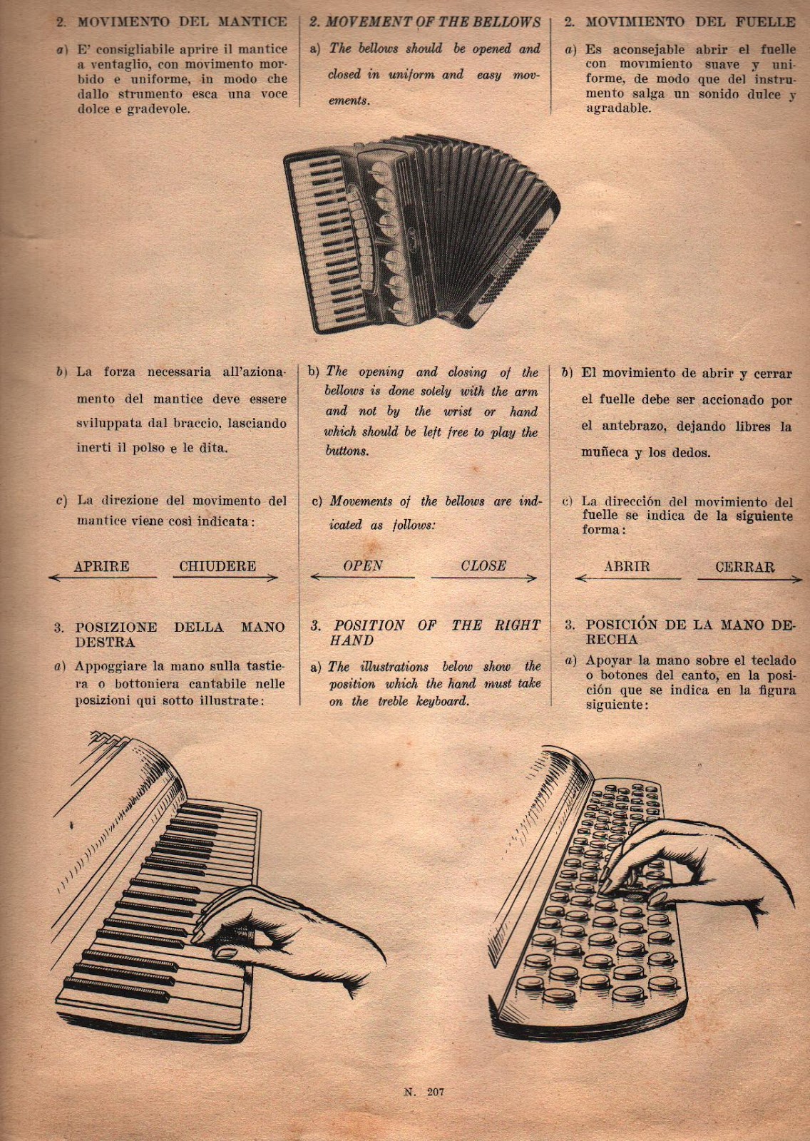 akordeon Metodo para Acordeon ESPAÑOLINGLESITALIANO