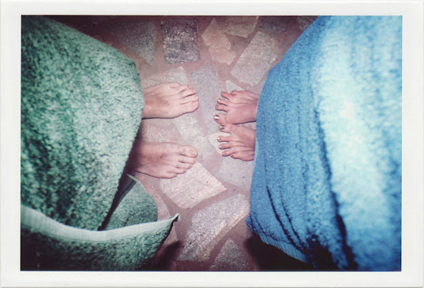 dirty photos - fumus - photo of a couples' toes and towels