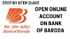 How To Open Bank Of Baroda Account Online