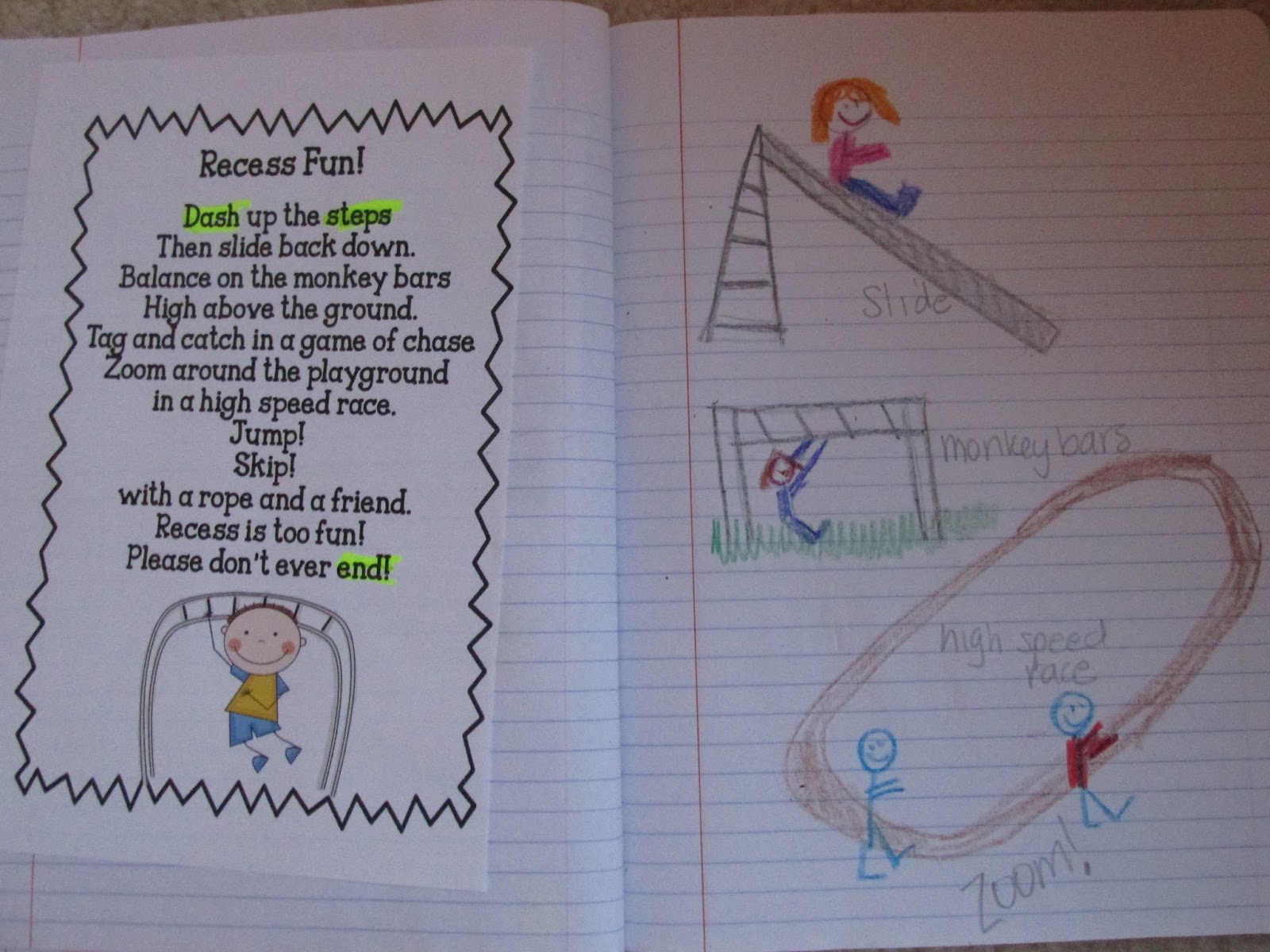 Live and Learn Back to School Poems Setting Up a Poetry Journal