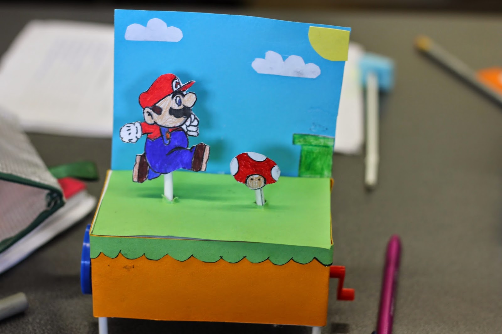 DT at Beaumont School Year 8 Product Design Mechanical toys