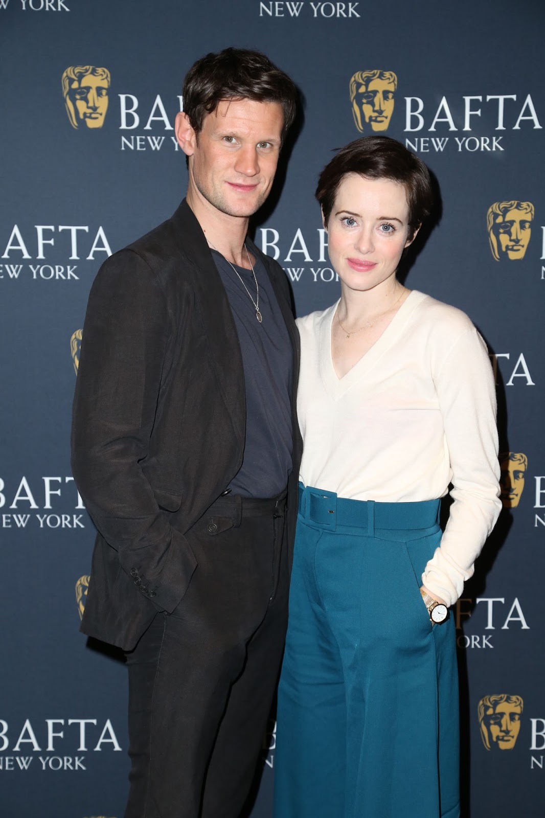 Who-Natic: Photos - Matt Smith and Claire Foy - BAFTA New York - The Crown