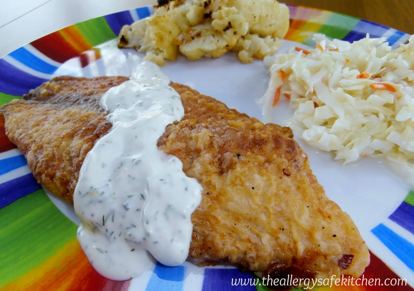 The Allergy Safe Kitchen Tilapia with Lemon Dill "Almost Aioli"