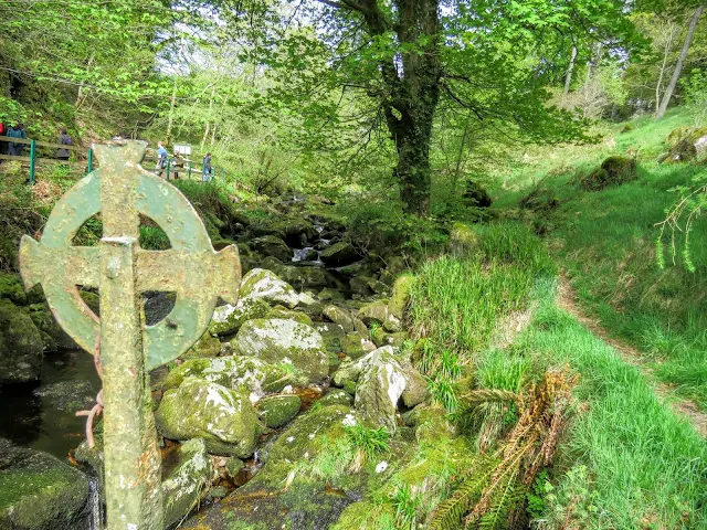 Wicklow Mountains Tour - Celtic Cross at the Grotto at Glencree