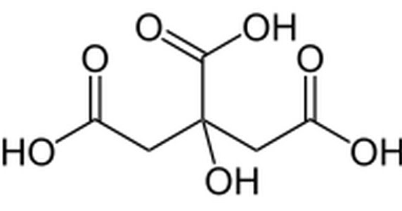 Rumus Kimia Asam Sitrat