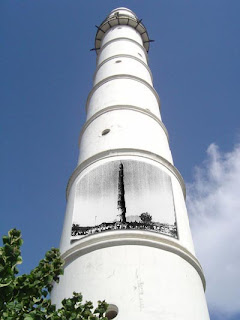 Dharahara a is nine story tower at the center of Kathmandu sundhara 