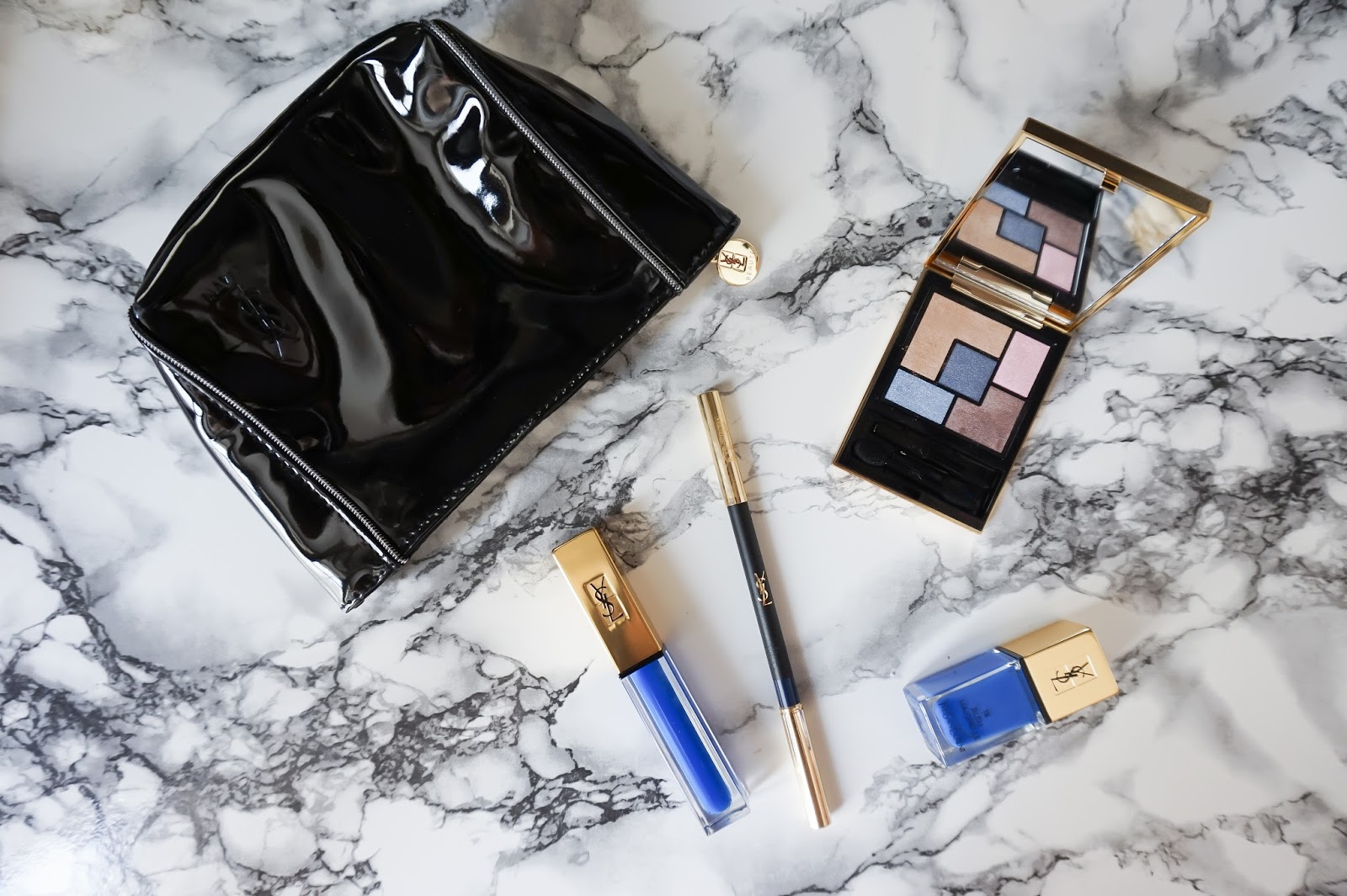 parisian fashion blogger, meetmeinparee, ysl makeup, how to wear blue mascara