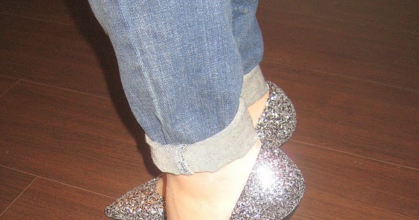 silver shining shoes