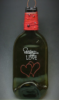 Slumped Wine Bottle