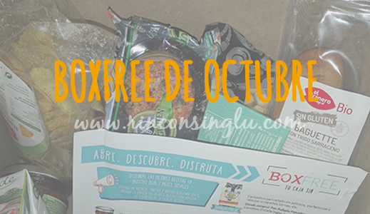 BoxFree de octubre boxfree sin gluten de octubre