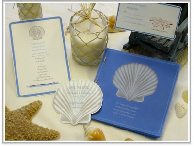 Beach wedding invitations