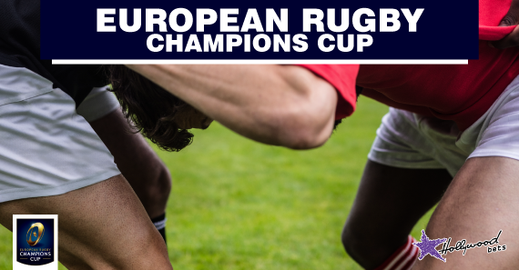 European Champions Cup Rugby Players engage into a scrum