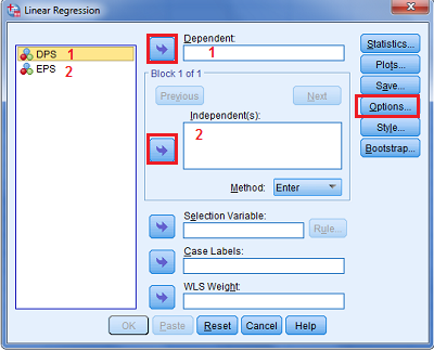 Uji Regresi Linear Sederhana Dengan SPSS - kabarito.com pengaturan regresi linear di jendel spss statistik