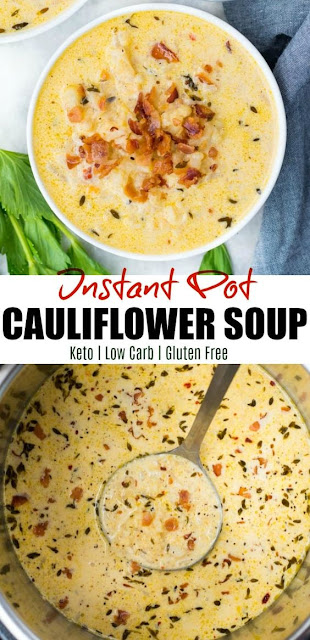Healthy Cauliflower Soup (Instant Pot And Stovetop Recipe)