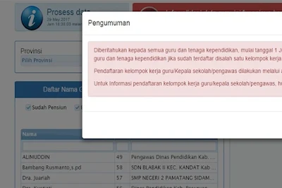 Guru Tak Bisa Akses Info GTK Jika Tak Terdaftar di SIMPKB