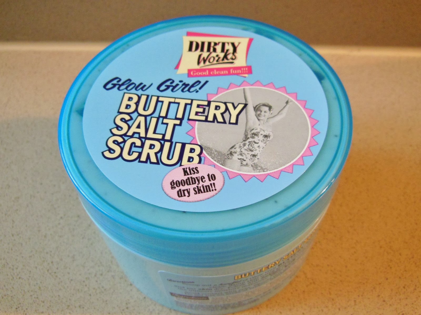 Product Review Dirty Works Glow Girl Buttery Salt Scrub and Supreme