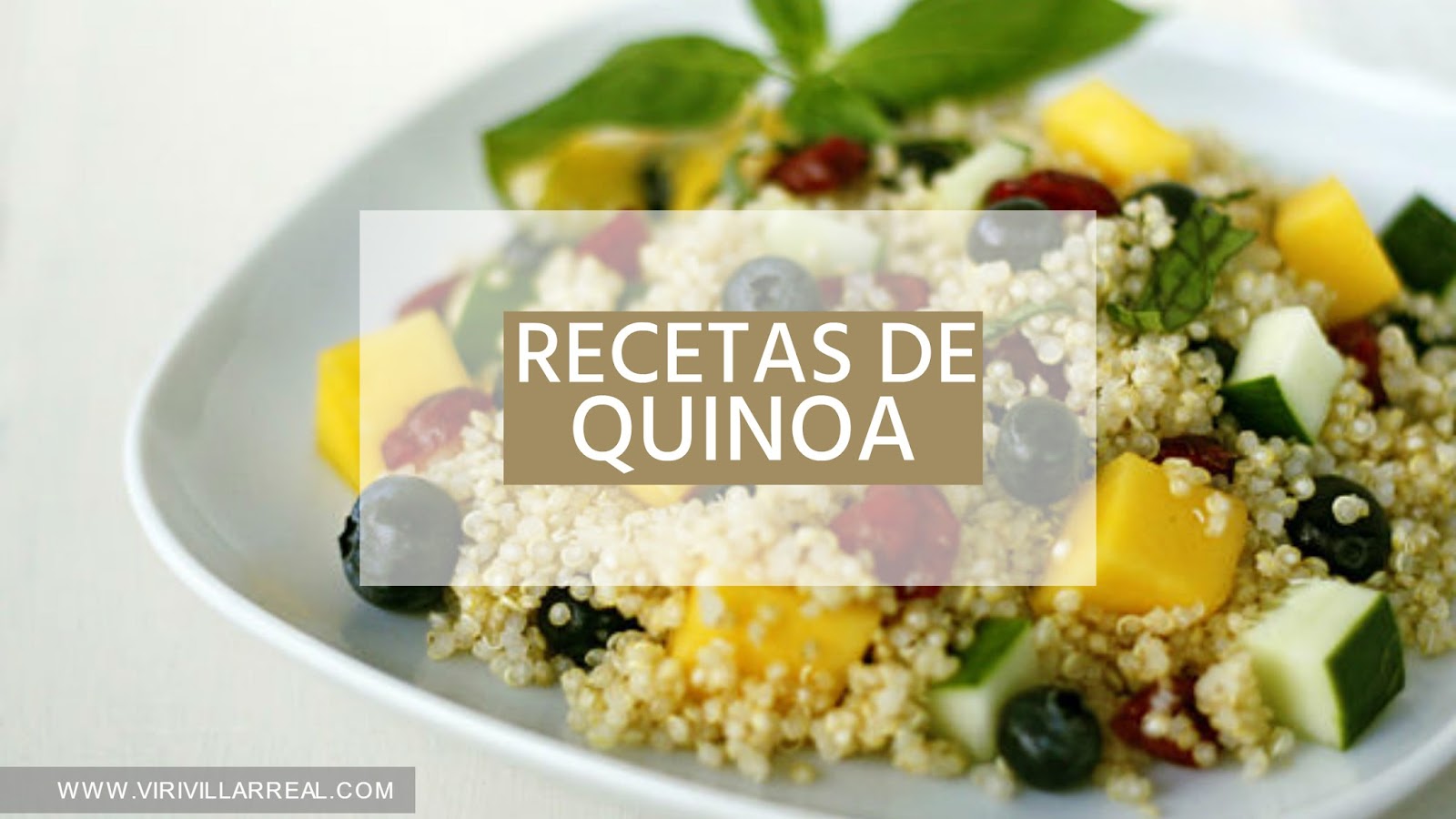 Quinoa ¿Qué es? Recetas, Beneficios y Más. Parte II Viri Villarreal