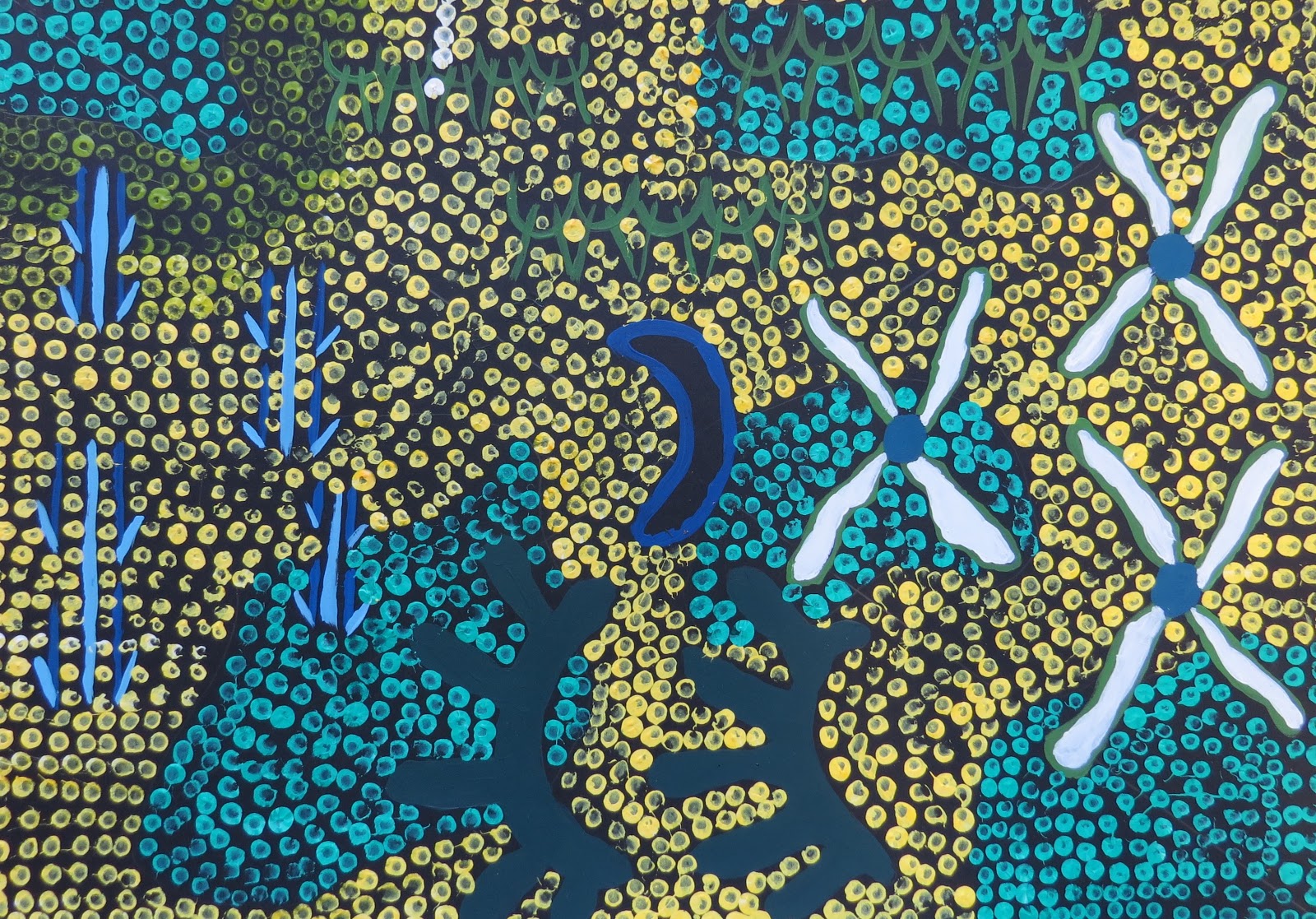 Beaudesert Art Year 6 Australian Aboriginal Dot Paintings