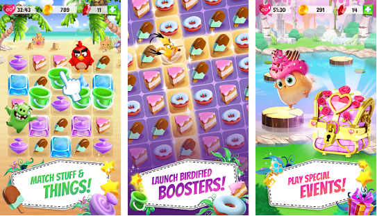Angry Birds Match v1.4.1 Mod Apk (Unlimited Coins + Gems) Selamat malam para pengunjung ApkUpdate Angry Birds Match v1.4.1 Mod Apk (Unlimited Coins + Gems)