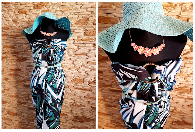 jak wiązać pareo - jak wiązać turban - how to tie pareo - how to tie turban headwrap - sukienka na plażę - sukienka na lato 