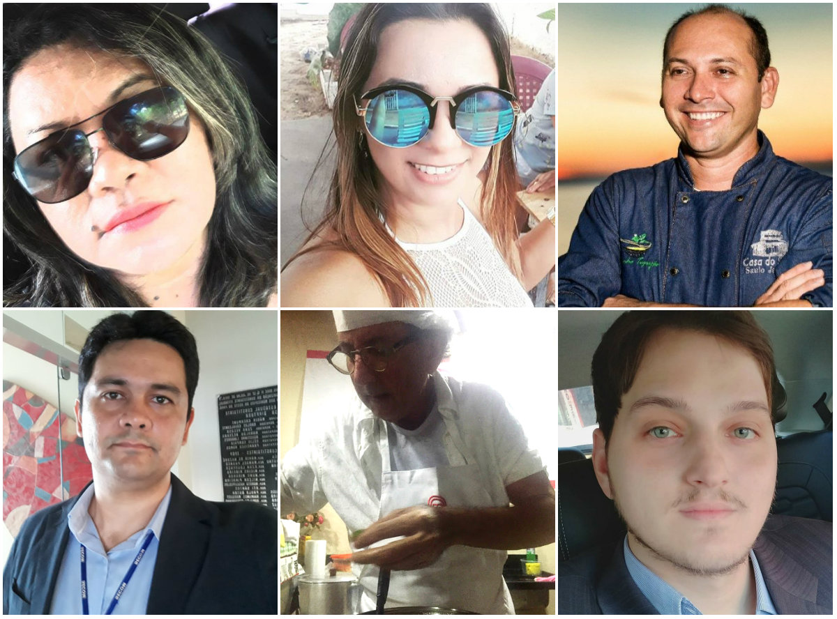 Holofotes em 6 VIPs. Samuel, Pedro Paulo, Rosiane Coelho, Geibber, Gleicy Lira e Saulo