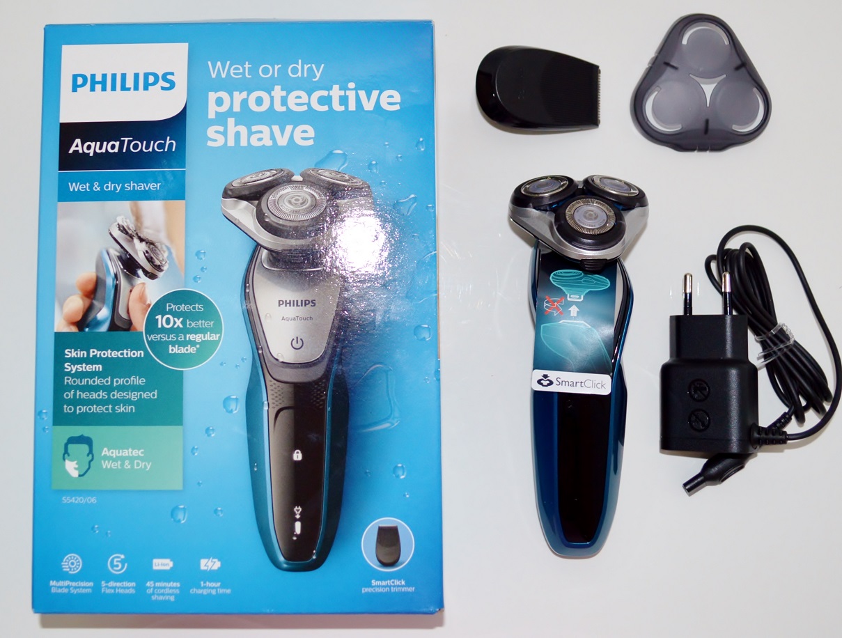 Teste mit Tati..: Philips S5420/06 AquaTouch Nass- und Trockenrasierer ...