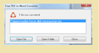 Cara convert file PDF menejadi Doc (word) dengan mudah