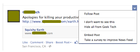 Report Facebook Account