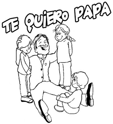 Imagenes para colorear el dia del padre Imagenes para colorear el dia del padre