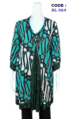 Model baju atasan batik lengan panjang Model baju atasan batik lengan panjang