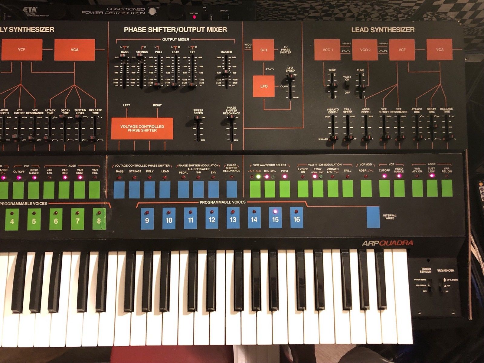 MATRIXSYNTH ARP QUADRA VINTAGE SYNTH SN 0493