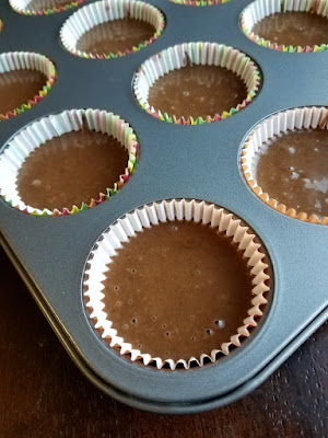 devilishly good chocolate cupcake batter in papers