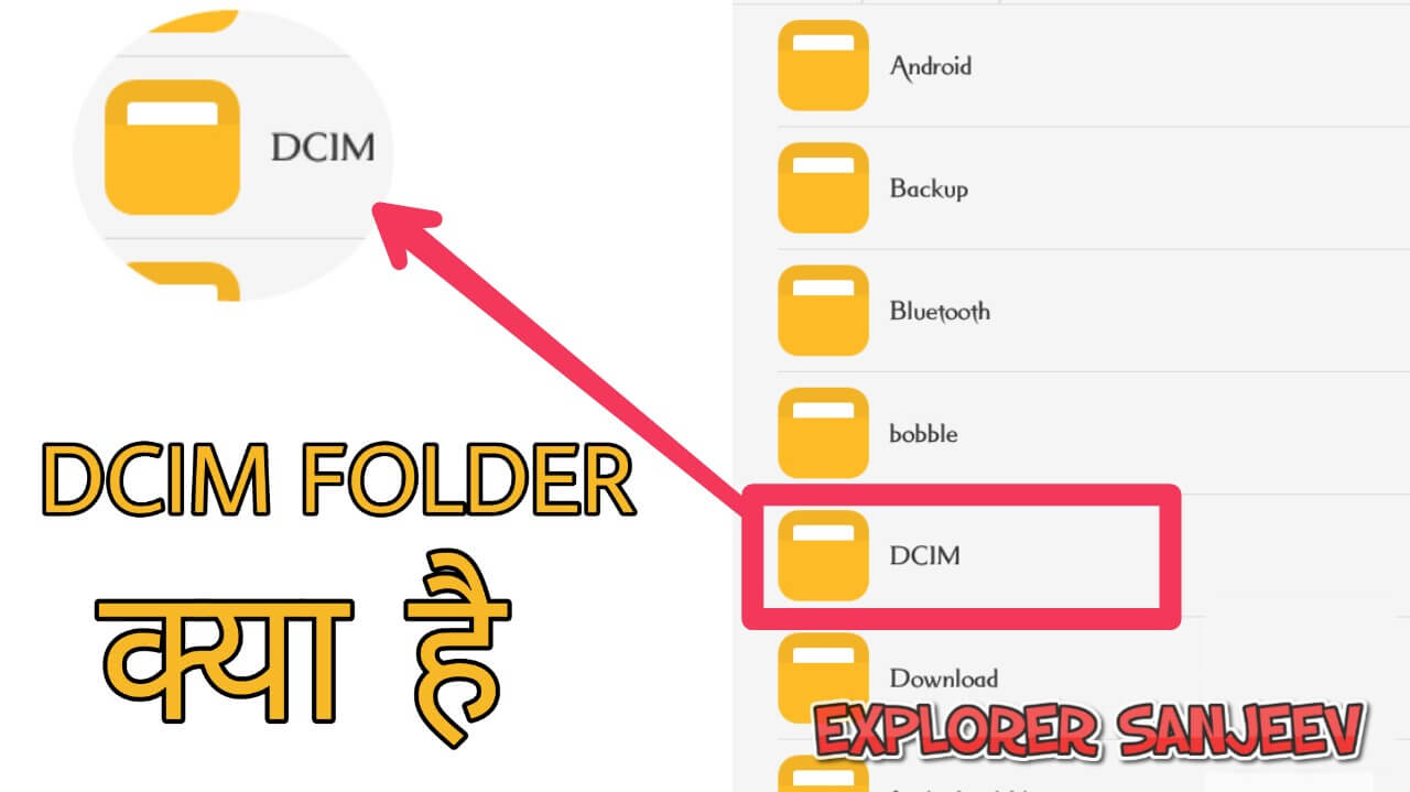 DCIM Folder Kya Hai ? Puri Jaankari What Is DCIM Folder In Digital Camera