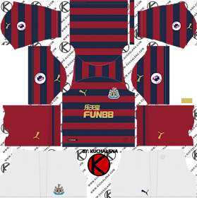 Newcastle United FC 2018/19 Kit - Dream League Soccer Kits