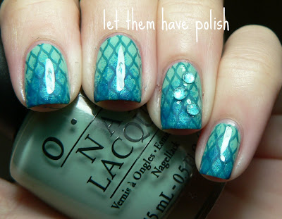 Let them have Polish!: O.P.I Pirates Week- Mermaids Tears & Silver Shatter