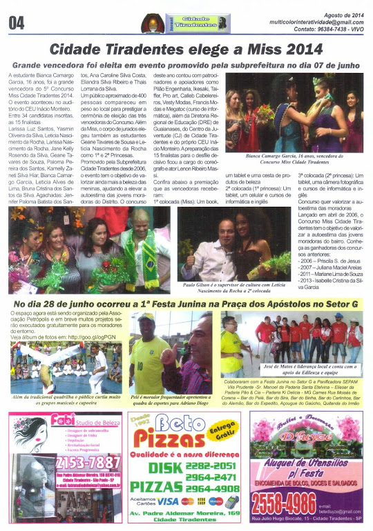 Jornal Cidade Tiradentes