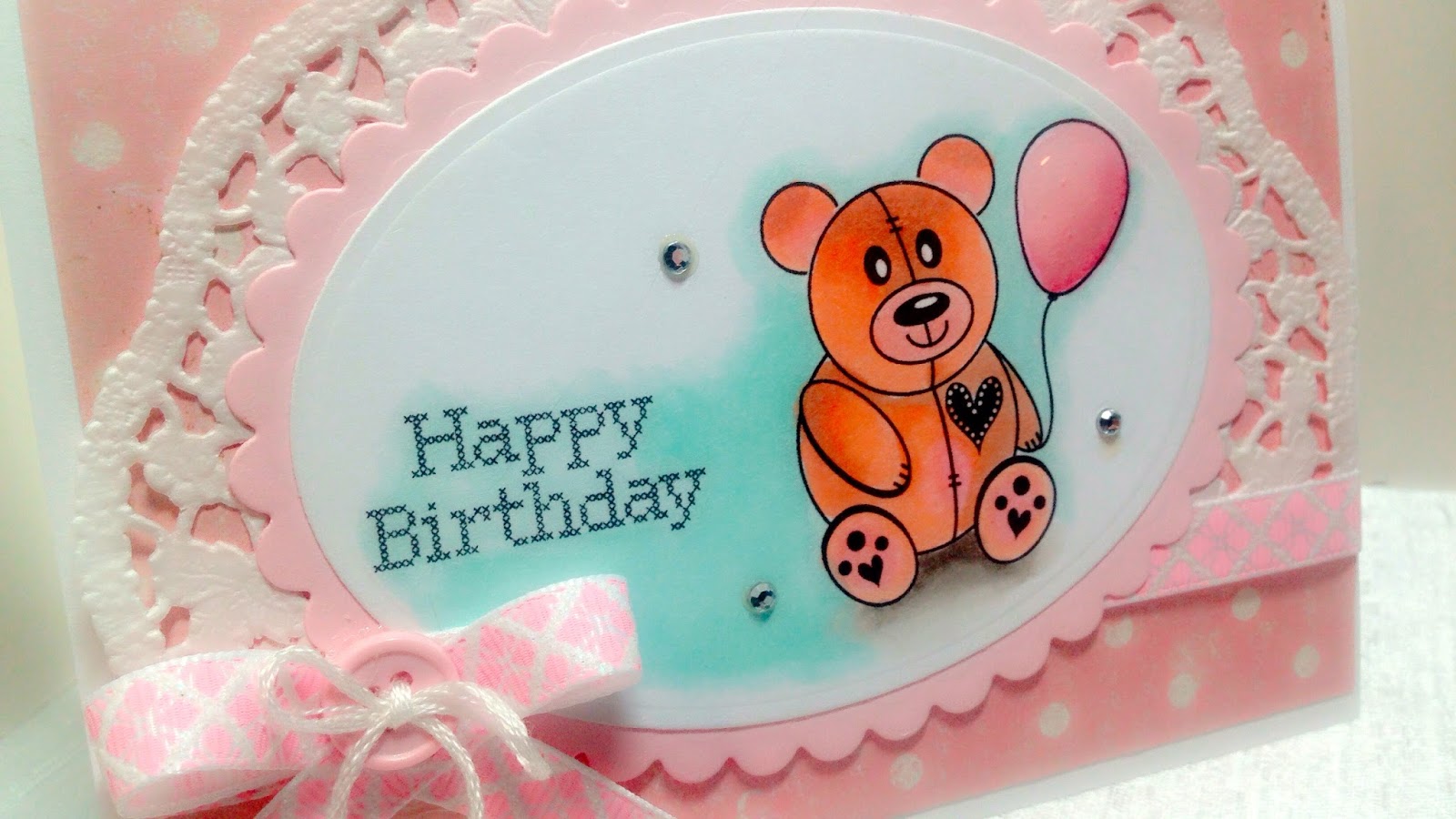 Amy's Creative Pursuits Baby Girl Birthday Card