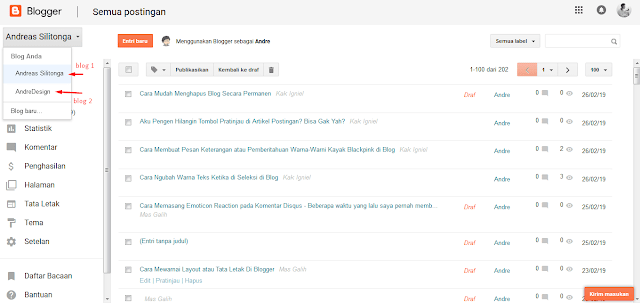 Cara Menghapus Blog di Blogger (Hapus Blog) Cara Menghapus Blog di Blogger (Hapus Blog)