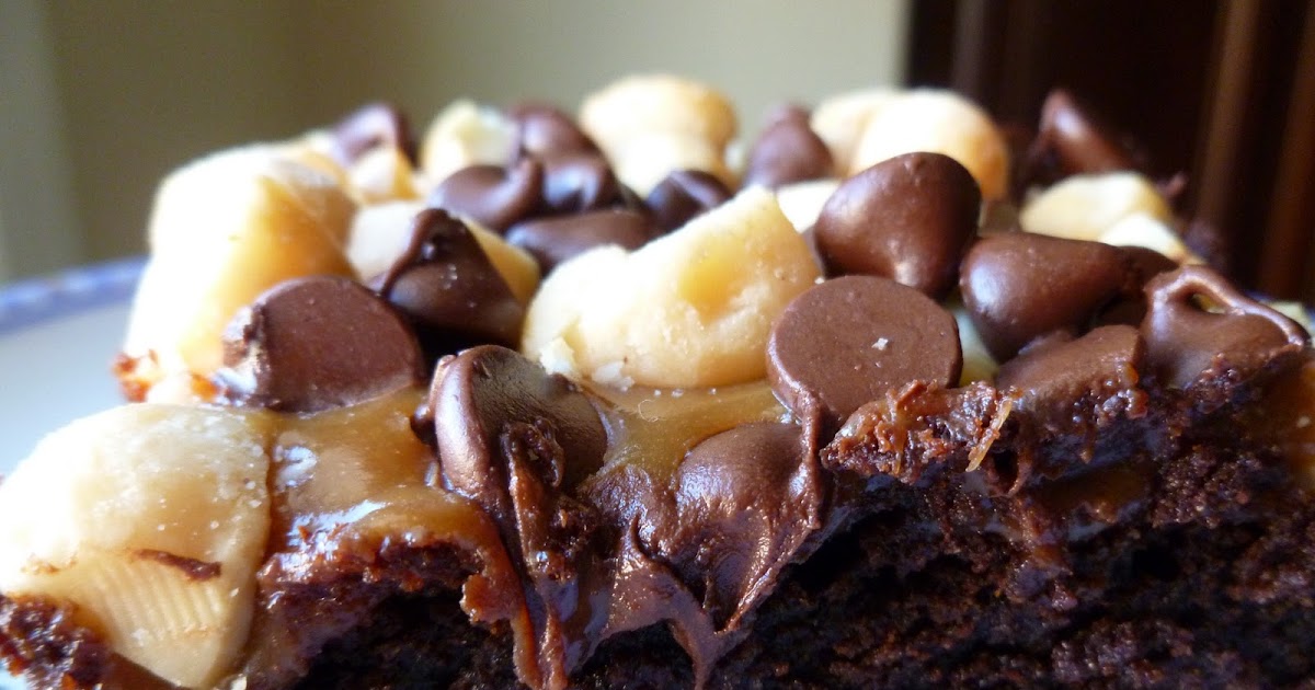 The Pastry Chef's Baking Macadamia Caramel Brownies