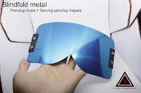 Jual alat sulap blindfold metal + sarung Jual alat sulap blindfold metal + sarung