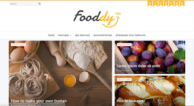 Fooddy Blogger Theme Food Blogger Theme