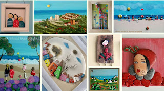 pinakes zografikhs me votsala STONE PAINTING IDEAS
