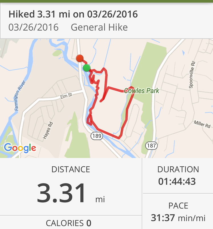 GranWood Explores Hike 17 Tariffville & Cowles Park