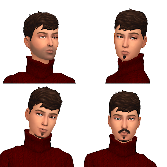 Sims 4 CC's The Best Facial Hair for Females by DeelitefulSimmer