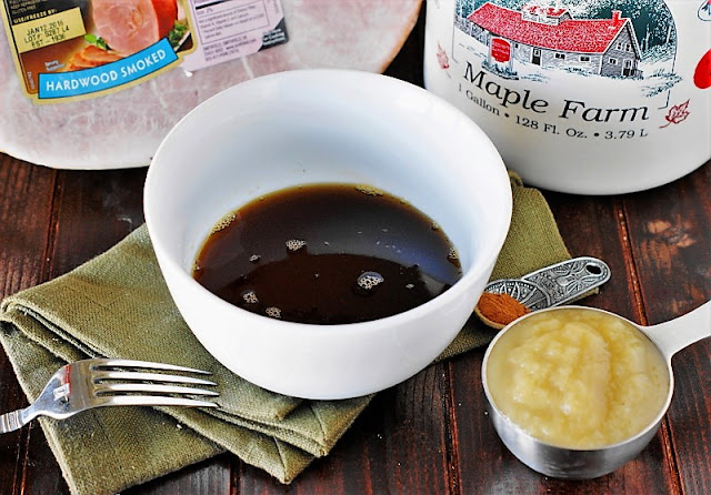 Ingredients to Cook Maple Crock Pot Ham image
