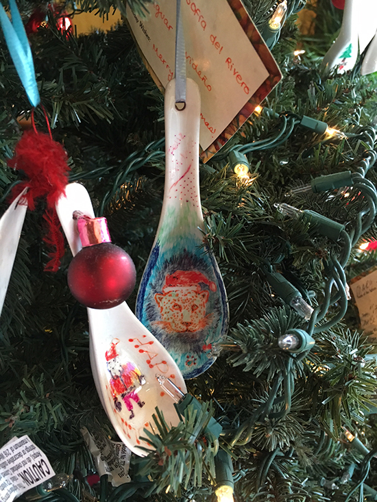 Coconut Grove Grapevine When the spoons are up, you know it's Christmas