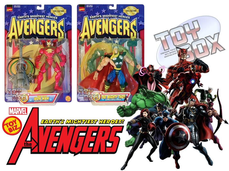 The Toy Box Earth's Mightiest Heroes! The Avengers (Toy Biz)