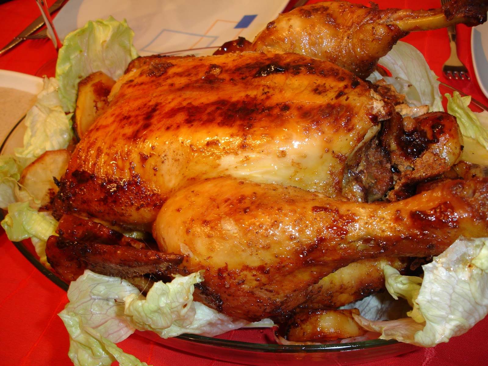 Suaves Delicias...: CAPÓN AL HORNO