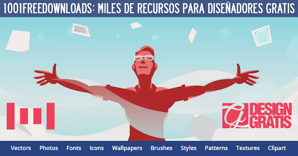 1001freedownloads: Una Web con miles de recursos gratis para diseñadores 1001freedownloads: Una Web con miles de recursos gratis para diseñadores